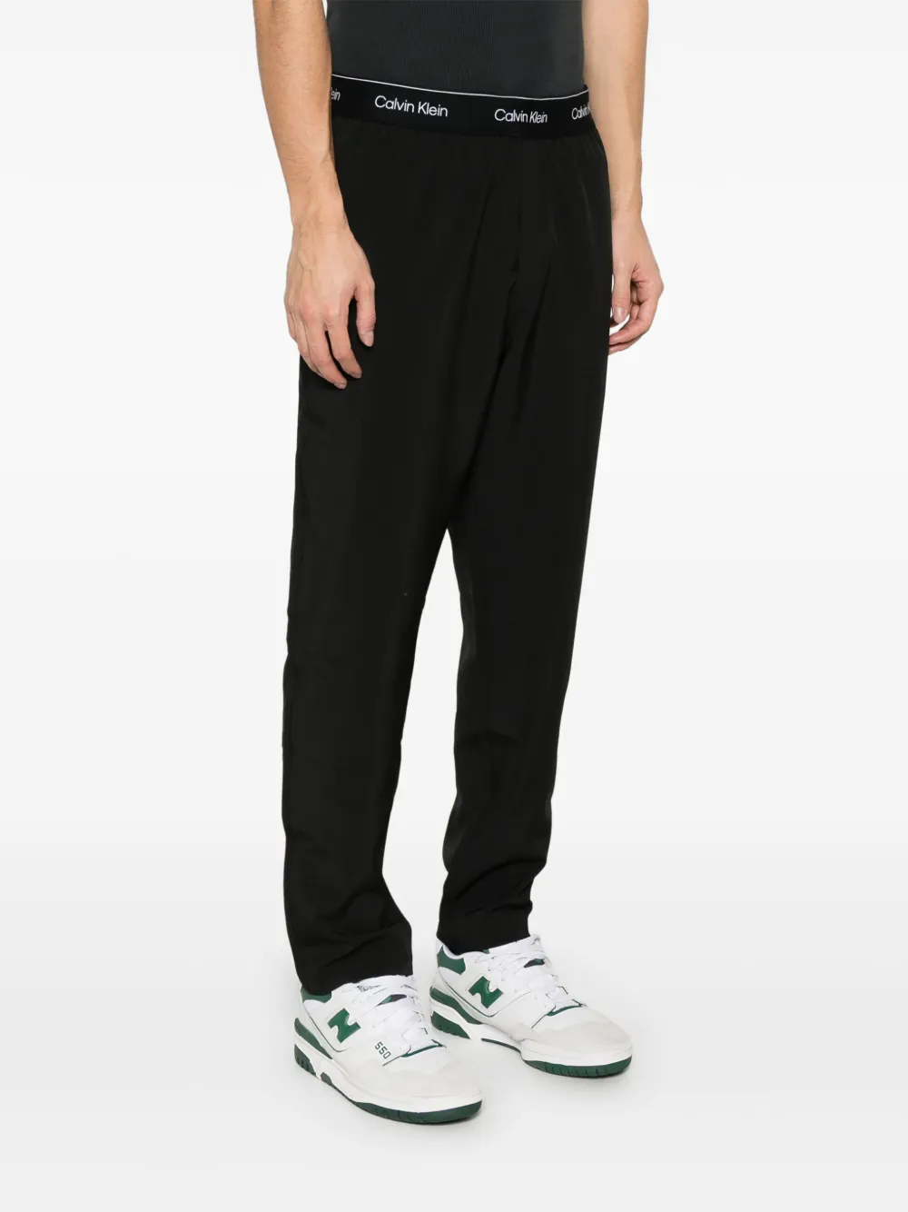 Calvin Klein Joggingbroek met logoband Zwart
