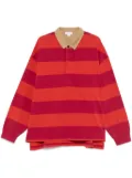 Alexander McQueen striped polo shirt - Red