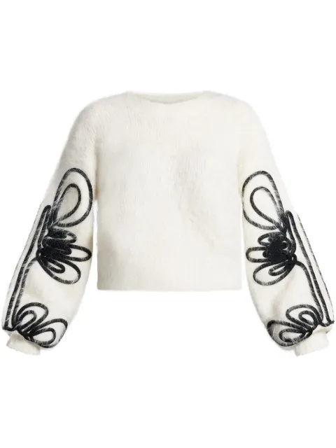 Aje embroidered-design jumper 