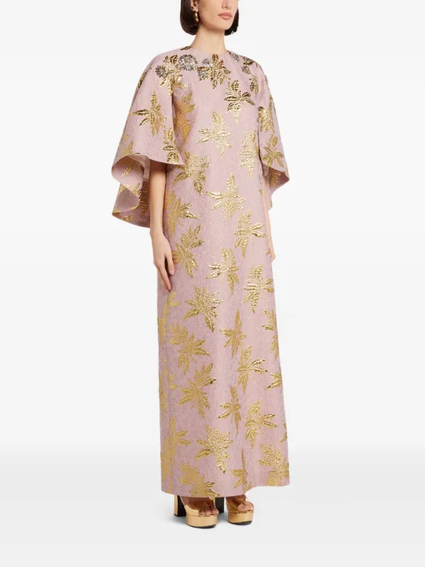 maxi dress yellow floral Yellow Floral Belted Maxi Dress – Store WF main image 1