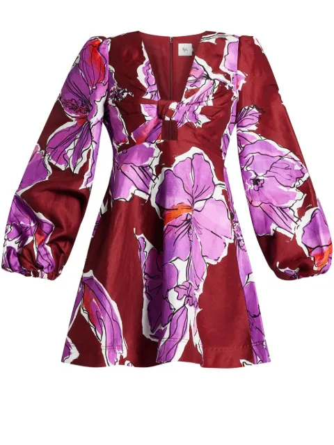 Aje floral-print mini dress