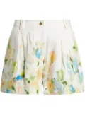 Aje linen-blend shorts - White