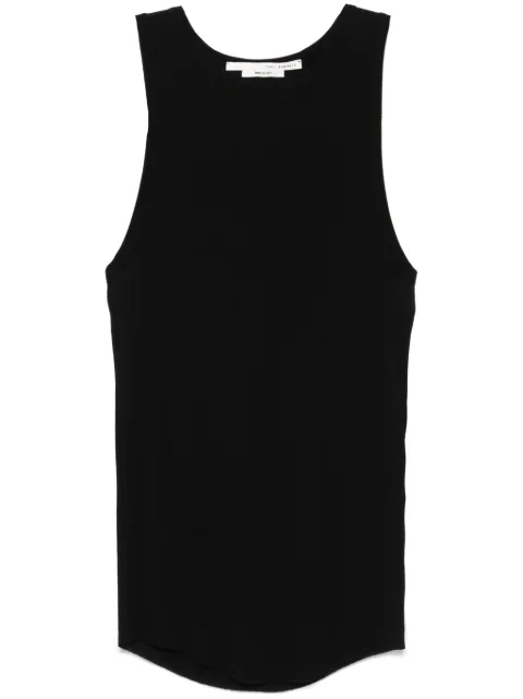 Isabel Benenato camiseta de tejido fino de canalé