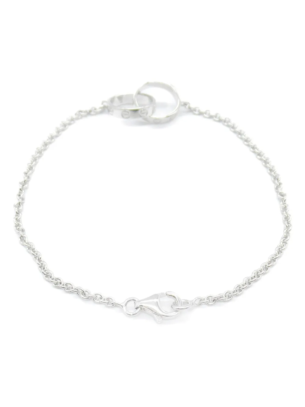 Cartier 10's 18kt white gold Baby Love bracelet - Zilver