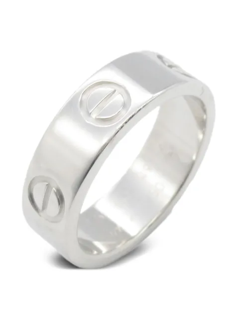 Cartier 2010s 18K white gold Love ring 