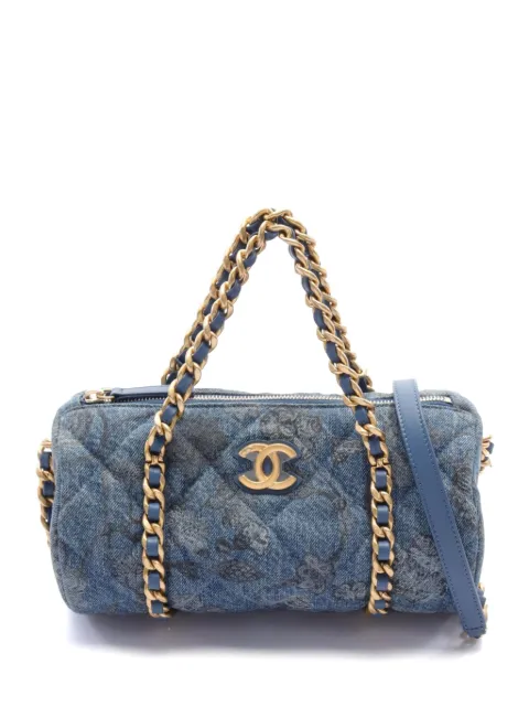 CHANEL Pre-Owned 2021's Denim Boston shoulder bag