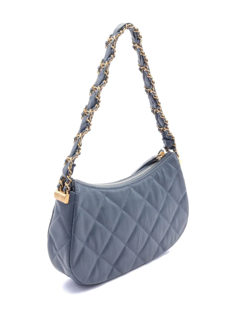 CHANEL Pre-Owned 2021's 19 Matelasse shoulder bag - Blauw