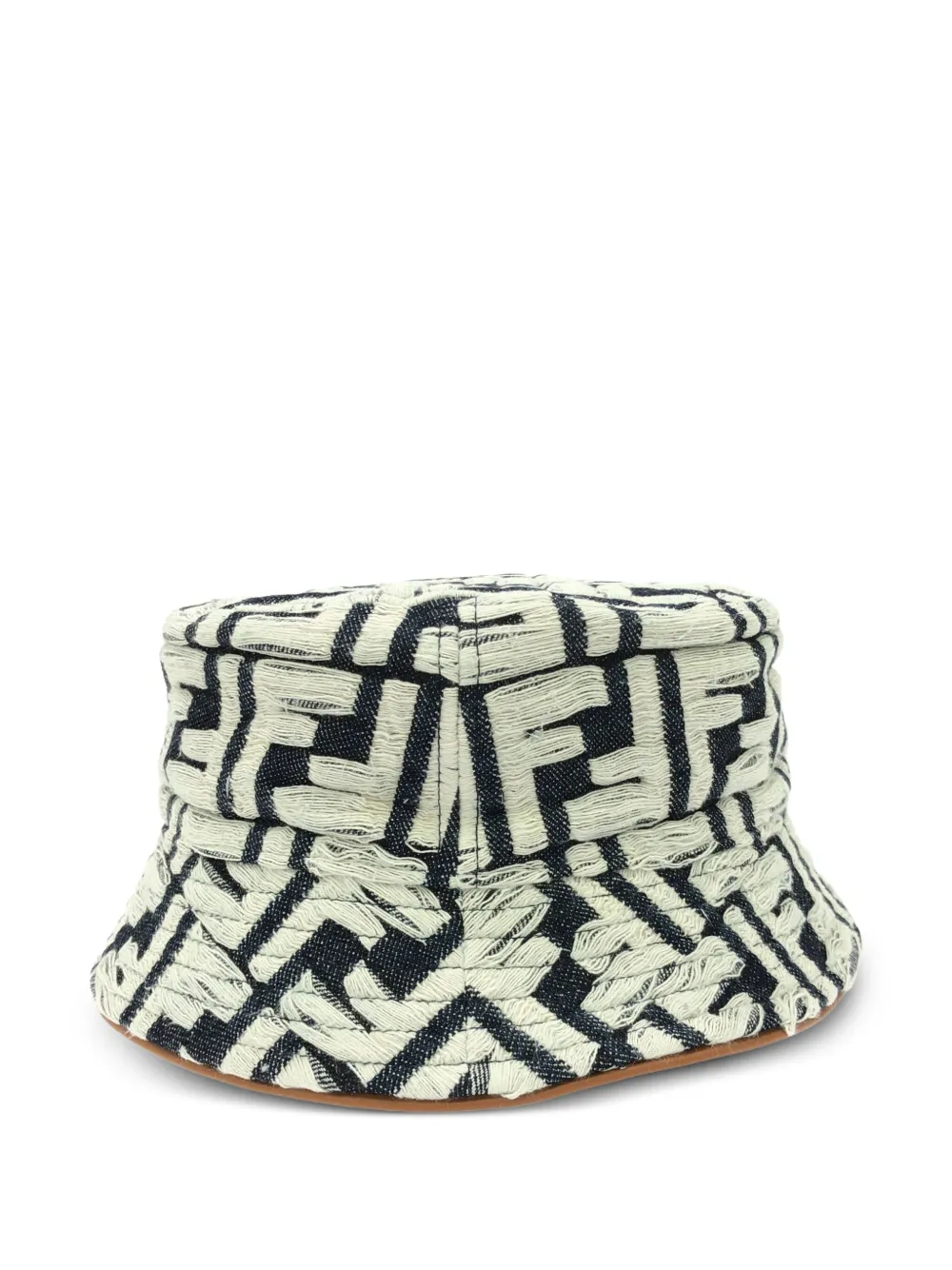 Fendi Pre-Owned 2020s FF bucket hat - Blauw