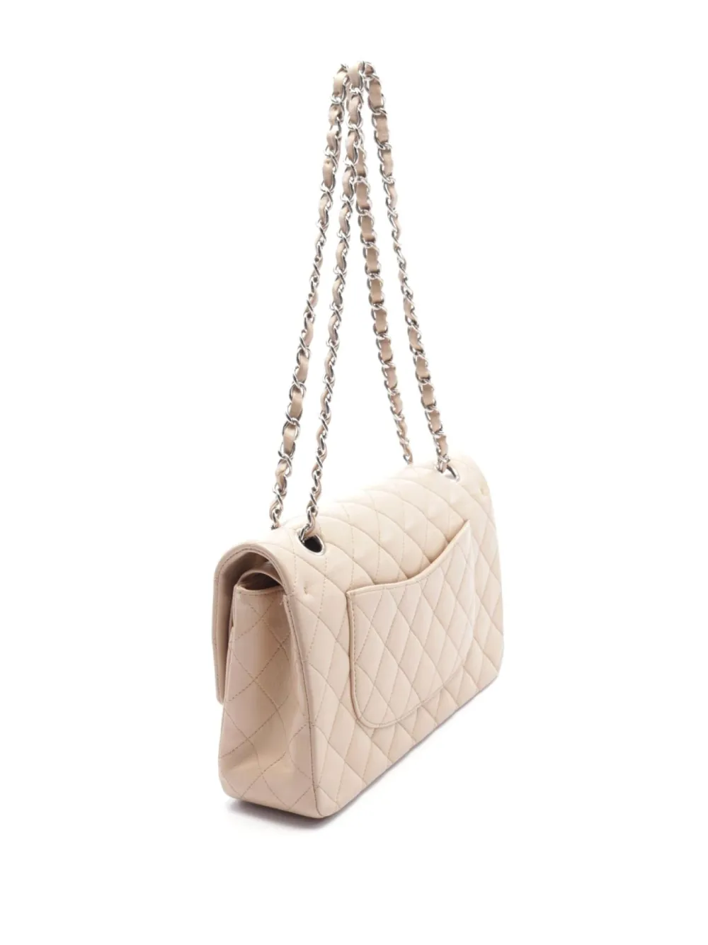 CHANEL Pre-Owned 2009-2010 schoudertas met omslag - Beige