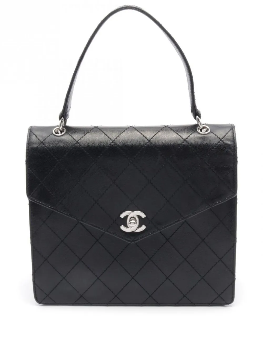 CHANEL Pre-Owned 1997-1999 caviar-leather tote bag | Black | Image 1
