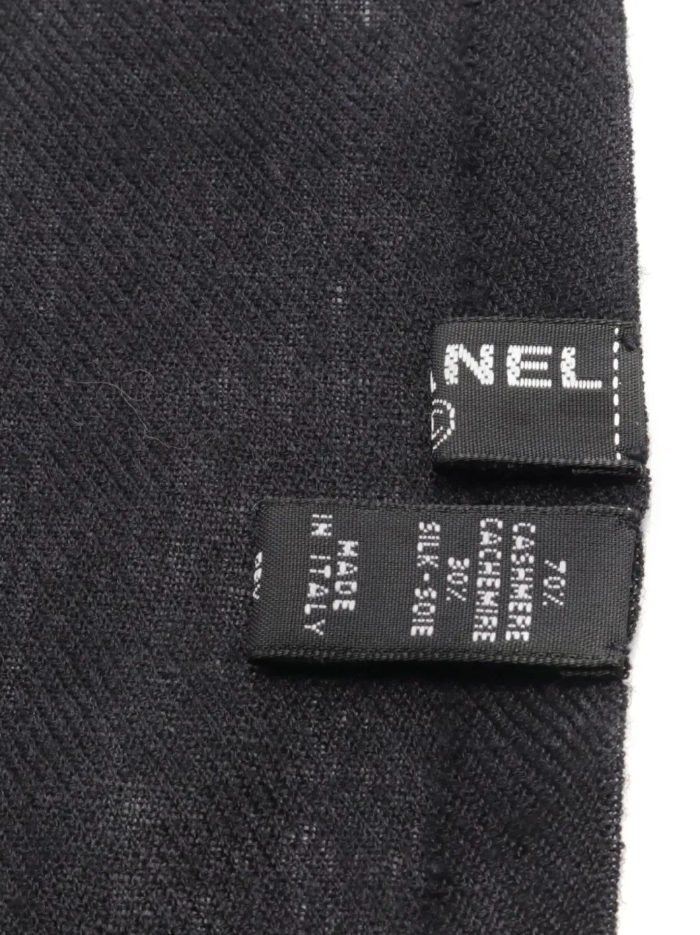 CHANEL Pre-Owned 1986-1988 Star scarf - Zwart