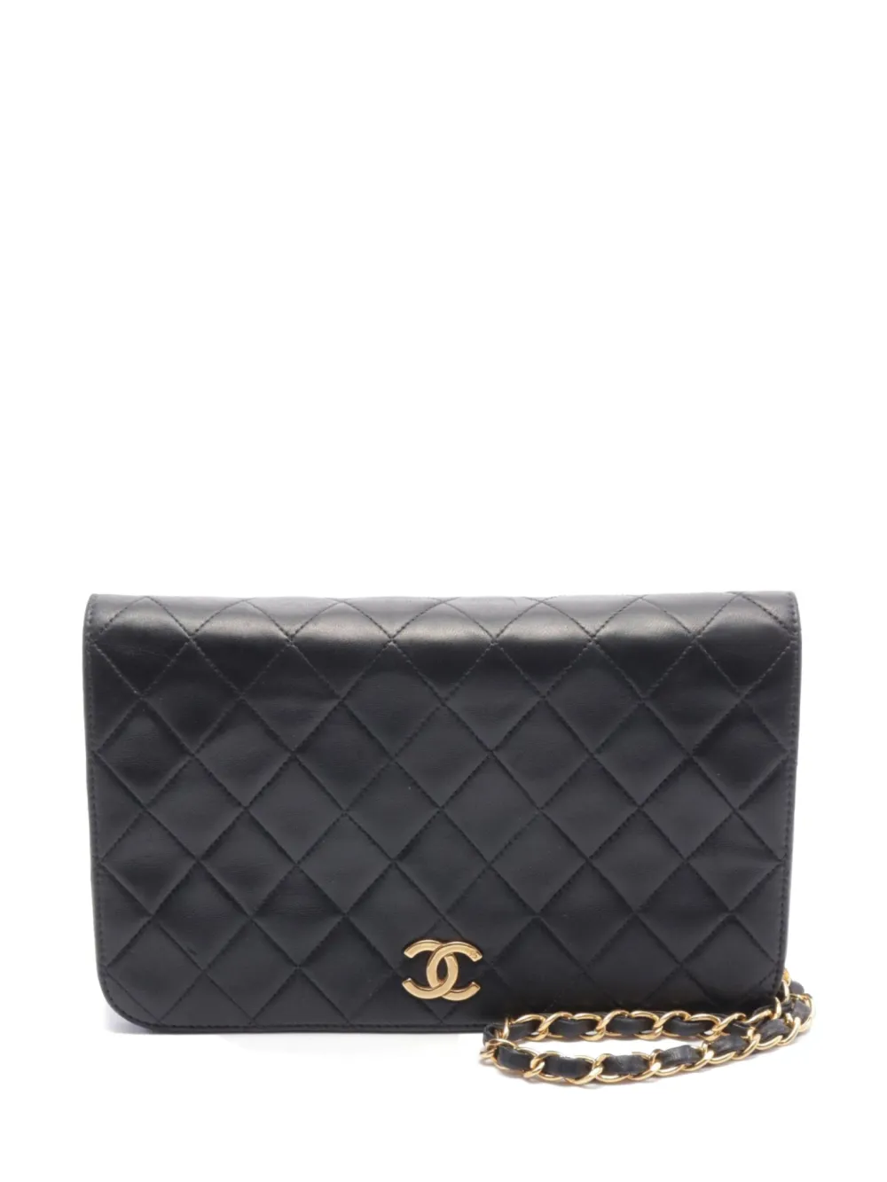 CHANEL Pre-Owned 1996-1997 マトラッセ ショルダーバッグ - ブラック CHANEL Pre-Owned 1996-1997 マトラッセ ショルダーバッグ - ブラック