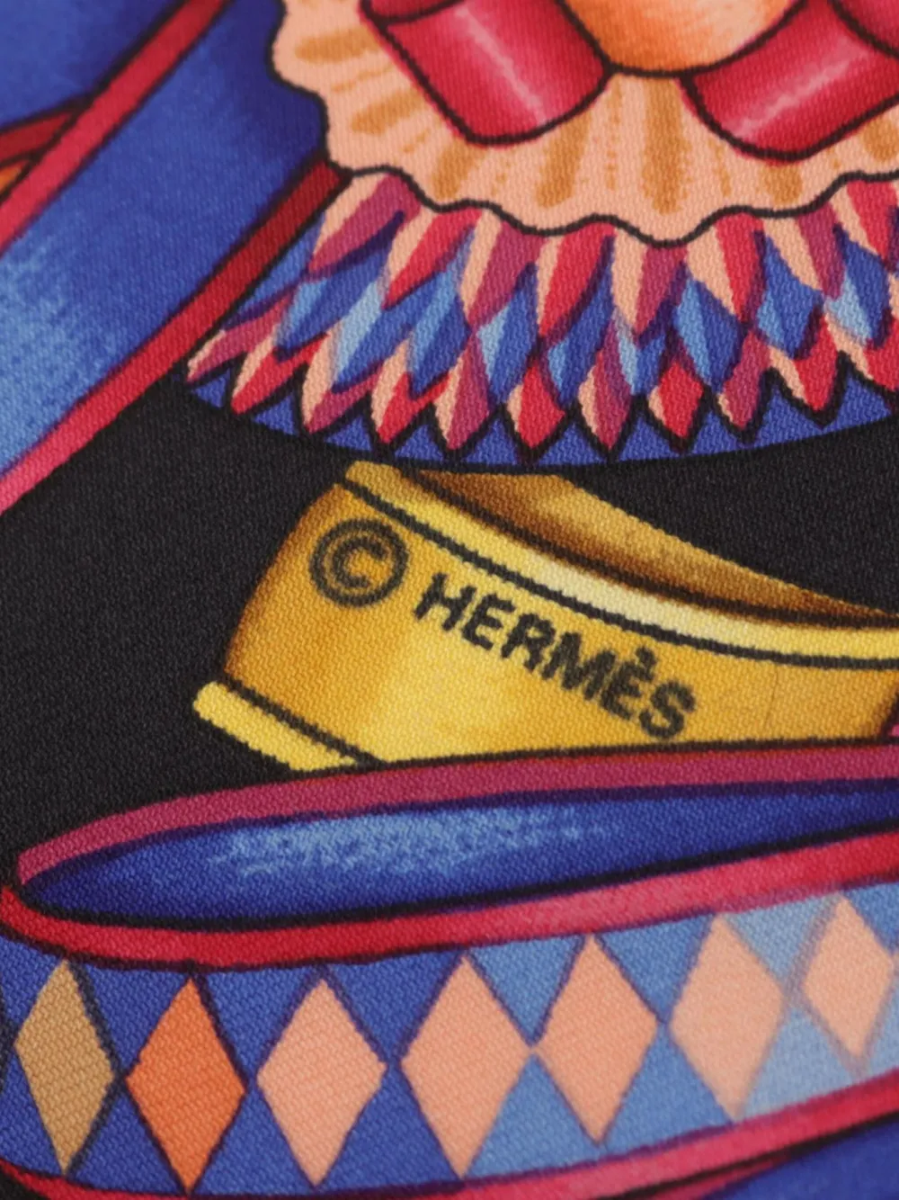 Hermès Pre-Owned 2010s es Rubans du Cheval sjaal - Zwart