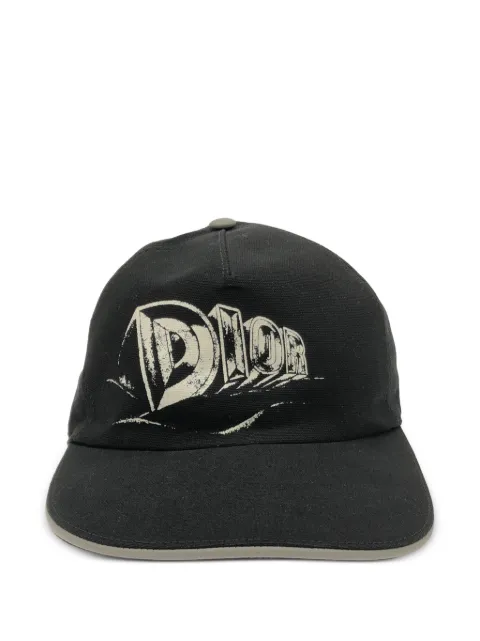 Christian Dior Pre-Owned gorra de bésbol con logo estampado 2000