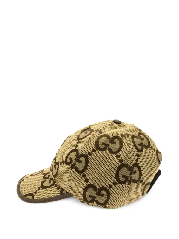 Gucci Pre-Owned 20's Jumbo GG Baseball Cap | Neutrals | FARFETCH