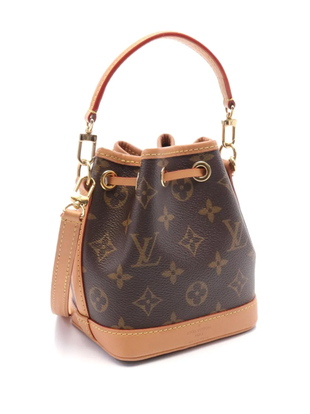 Louis Vuitton Pre-Owned 2021 Nano Noé bucket bag - Bruin