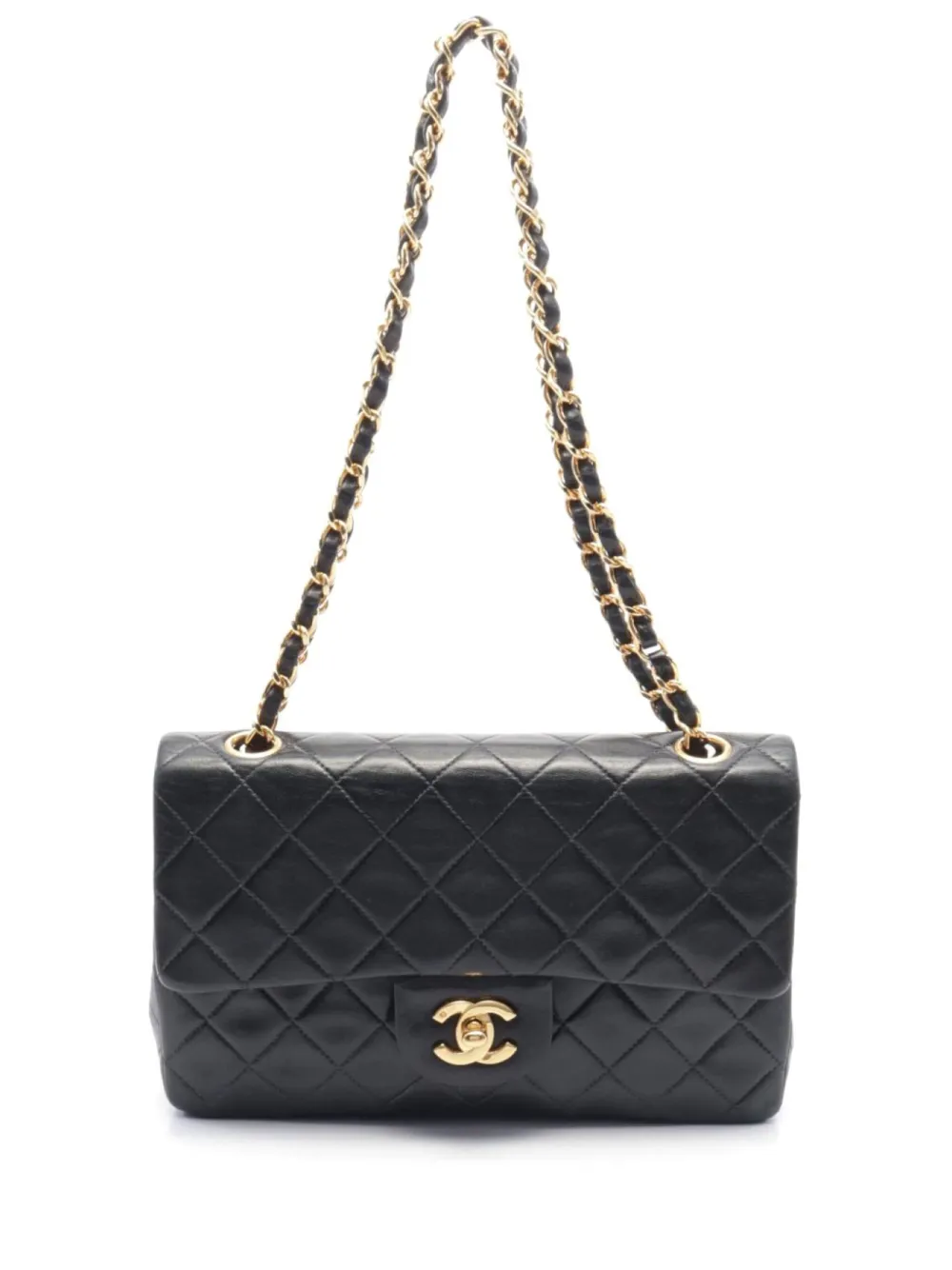 CHANEL Pre-Owned 1996-1997 クラシック フラップ ショルダーバッグ - ブラック CHANEL Pre-Owned 1996-1997 クラシック フラップ ショルダーバッグ - ブラック