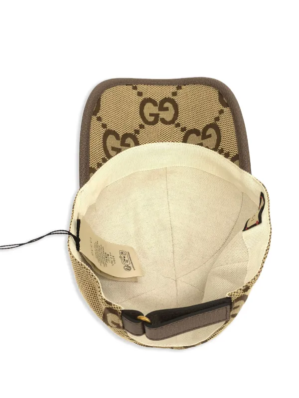 Gucci Pre-Owned 2020 Jumbo GG Canvas Cap | Neutrals | FARFETCH