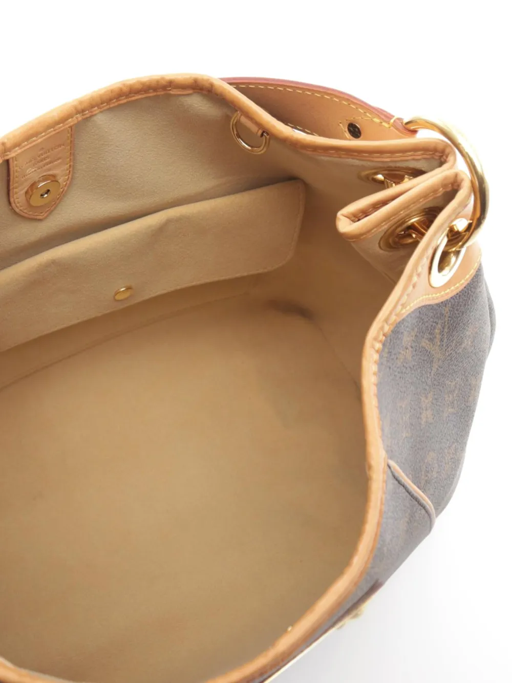 Pre-owned Louis Vuitton 2011 Galliera Pm Shoulder Bag In 褐色