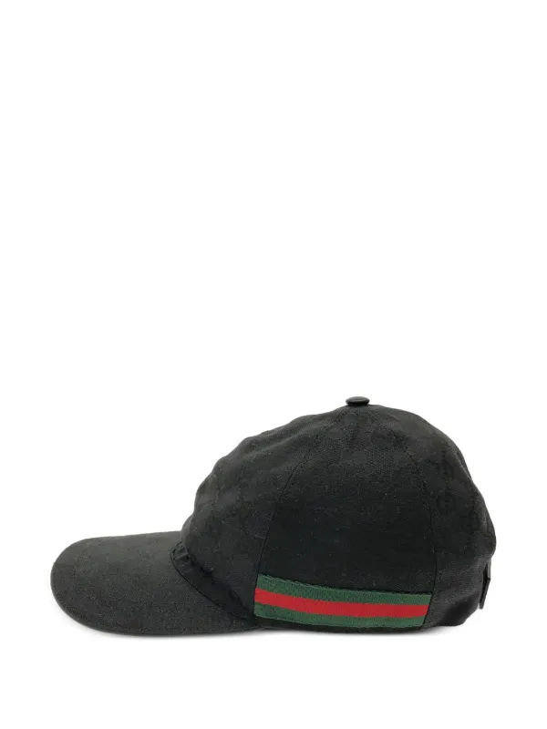 Gucci Pre-Owned 2020s GG Canvas Baseball Cap | Black  display picture 1