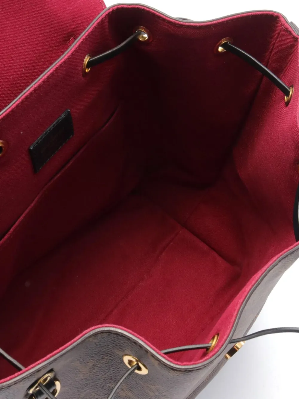 Pre-owned Louis Vuitton 2020 Montsouris Pm Backpack In 褐色