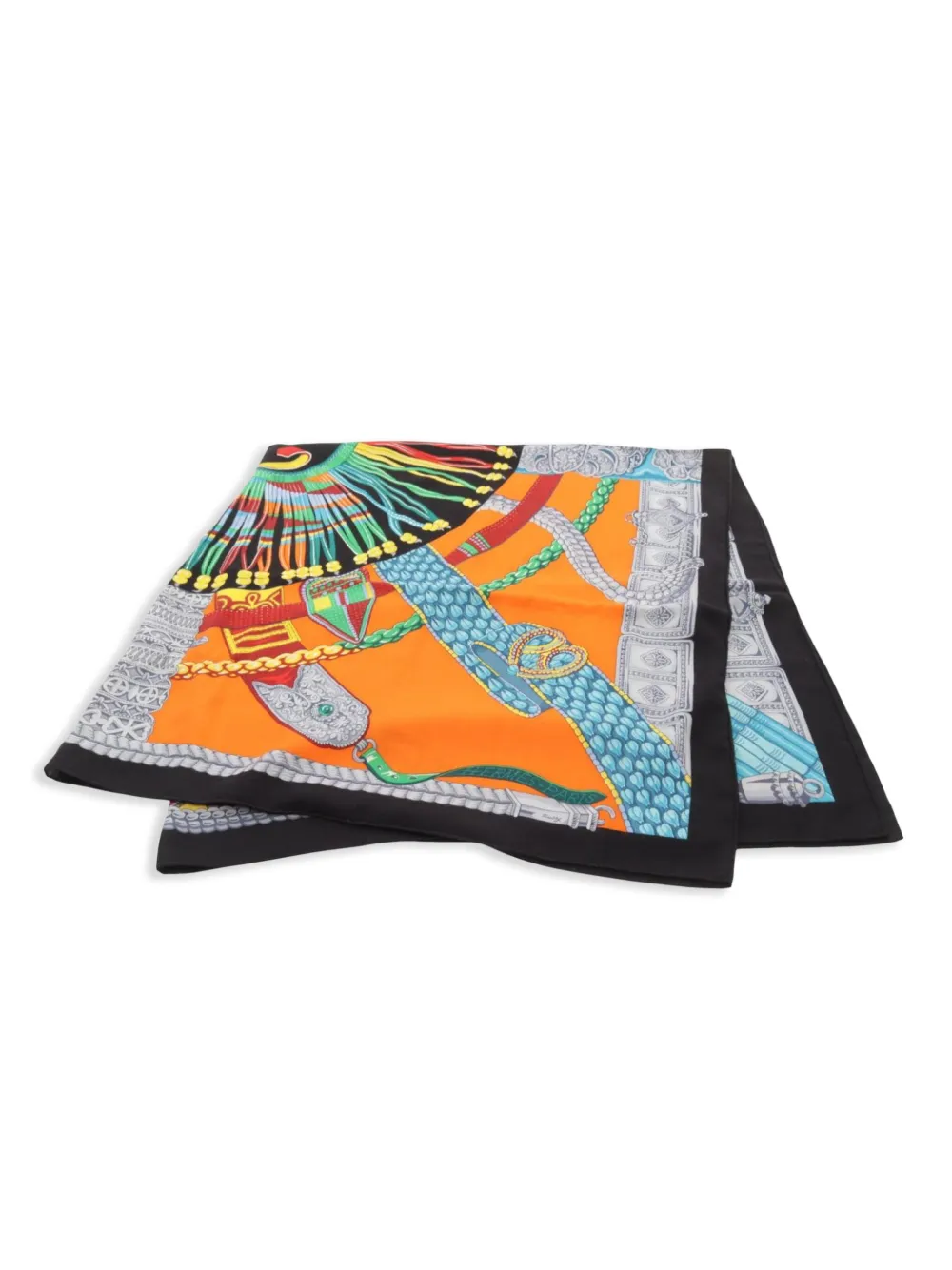 Hermès Pre-Owned 2010s Ceintures et Liens スカーフ - オレンジ Hermès Pre-Owned 2010s Ceintures et Liens スカーフ - オレンジ