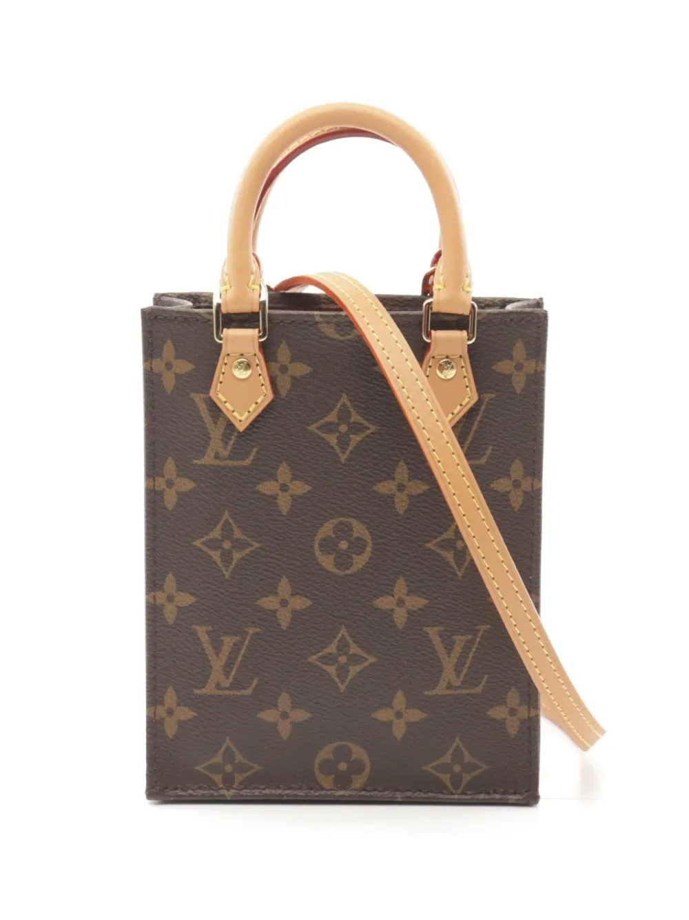 Louis Vuitton Pre-Owned 2020s サックプラ ハンドバッグ プチ - ブラウン Louis Vuitton Pre-Owned 2020s サックプラ ハンドバッグ プチ - ブラウン