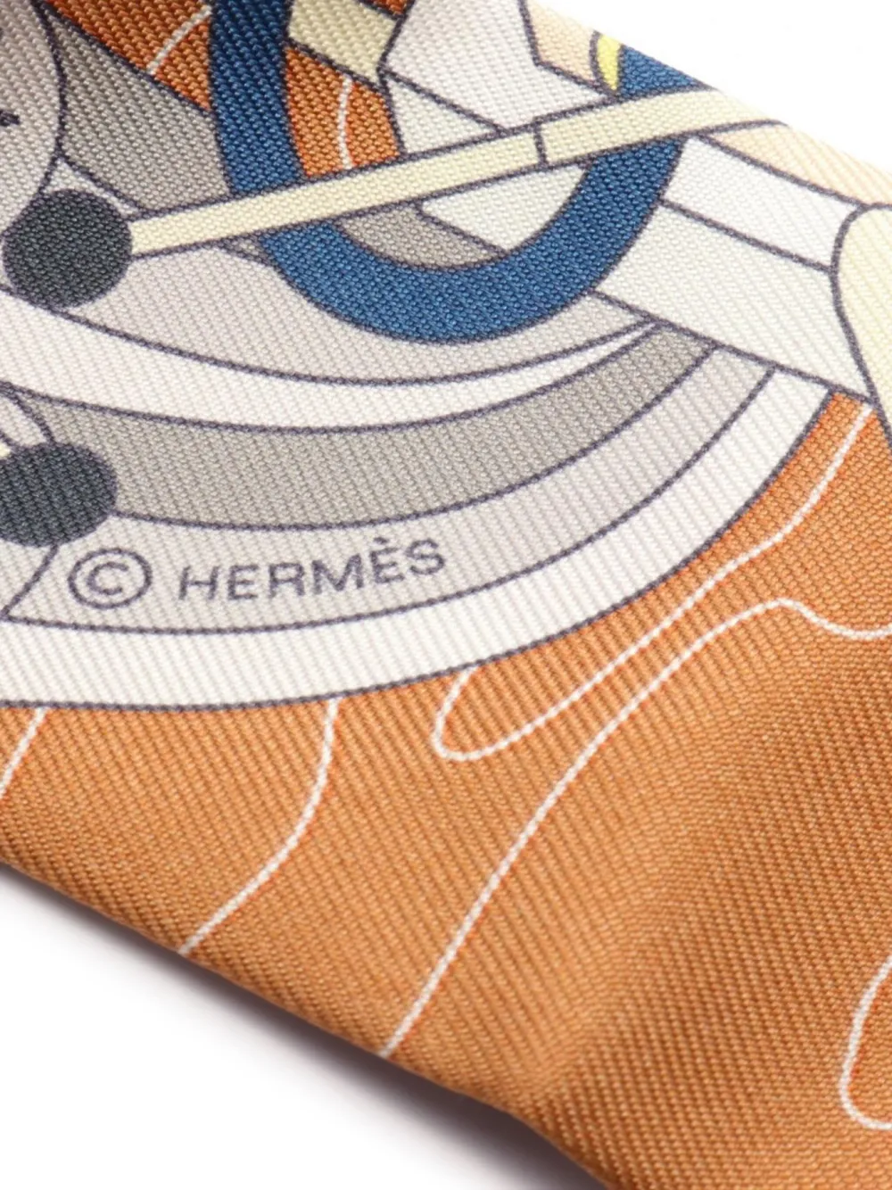 Hermès Pre-Owned 00s Odyssey Twilly sjaal - Bruin