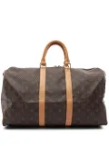 Louis Vuitton Pre-Owned 2021 Keepal Boston 45 travel bag - Brown