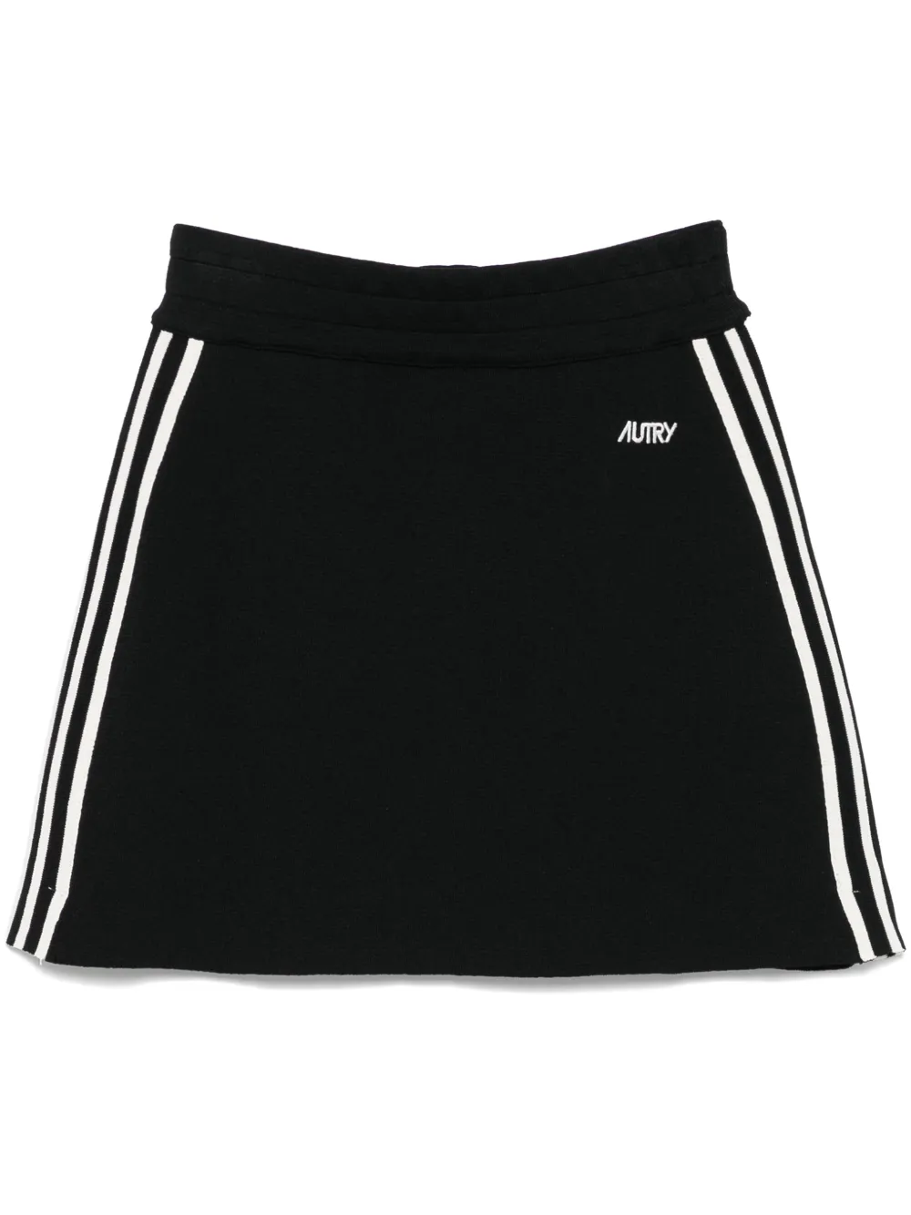 Autry knitted tennis mini skirt – Black