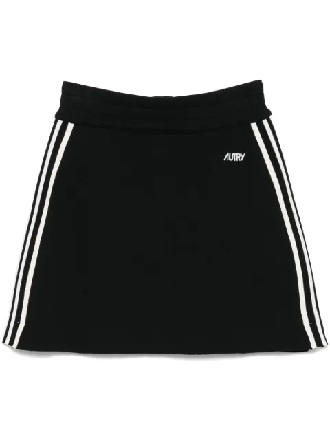 Autry falda corta de tenis con diseño tejido