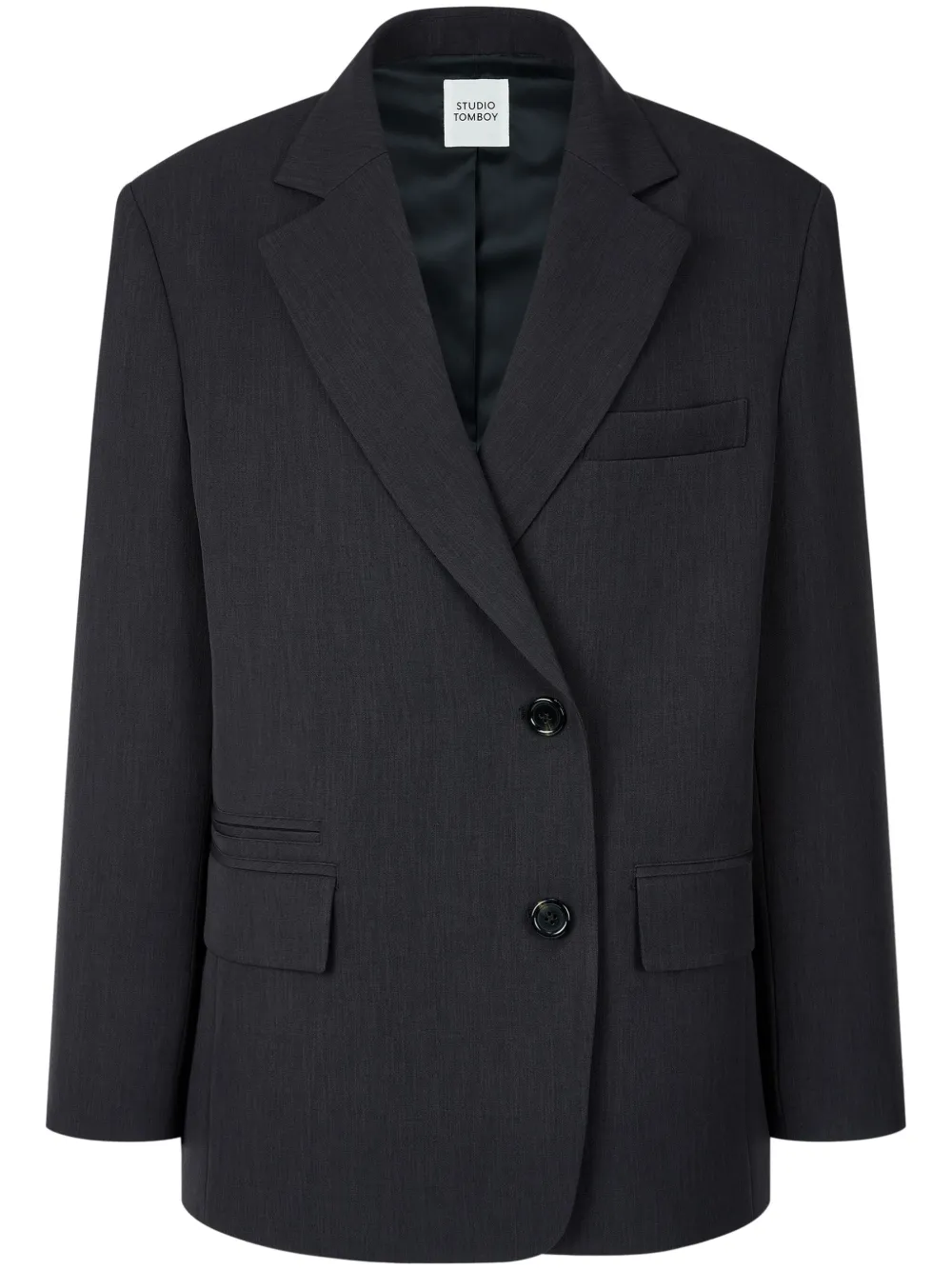 single-breasted blazer