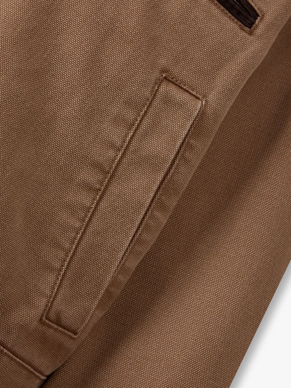 STUDIO TOMBOY Jack met ribfluwelen kraag Beige