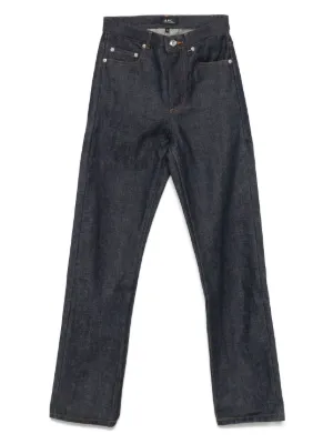 A.P.C. ストレートデニム ワイドフィット　美品　買って！お願い、 超楽ストレッチストレートデニム[M3929] - レディースファッション通販
