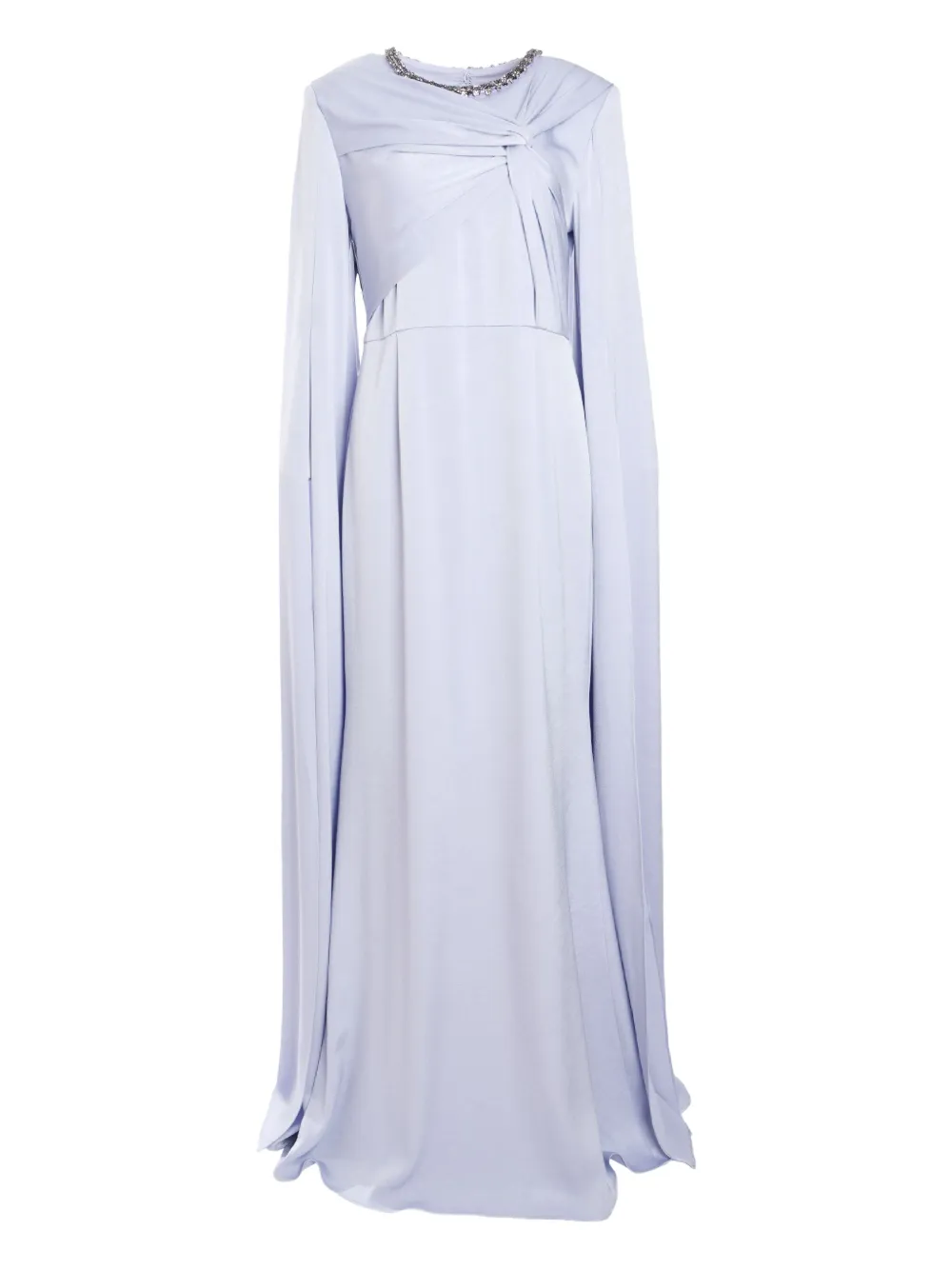 Roland Mouret cape-sleeve gown | Purple | Image 1