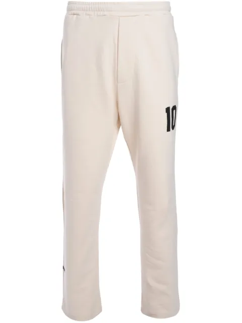 BARROW number-print track pants