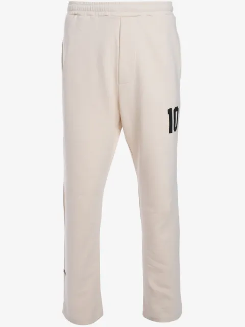 BARROW number-print track pants