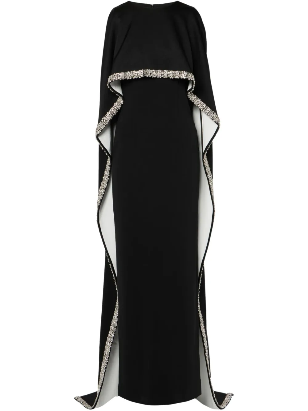Roland Mouret Verfraaide avondjurk Zwart