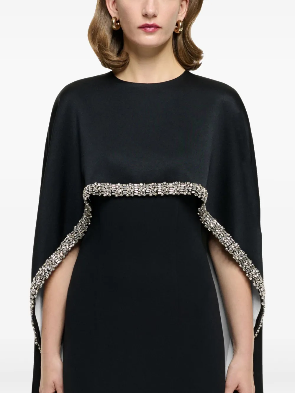 Roland Mouret Verfraaide avondjurk Zwart