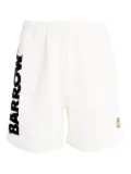 BARROW logo-print track shorts - White