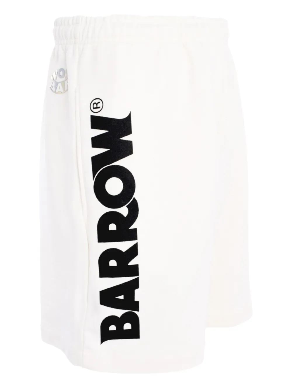 BARROW logo-print track shorts Wit