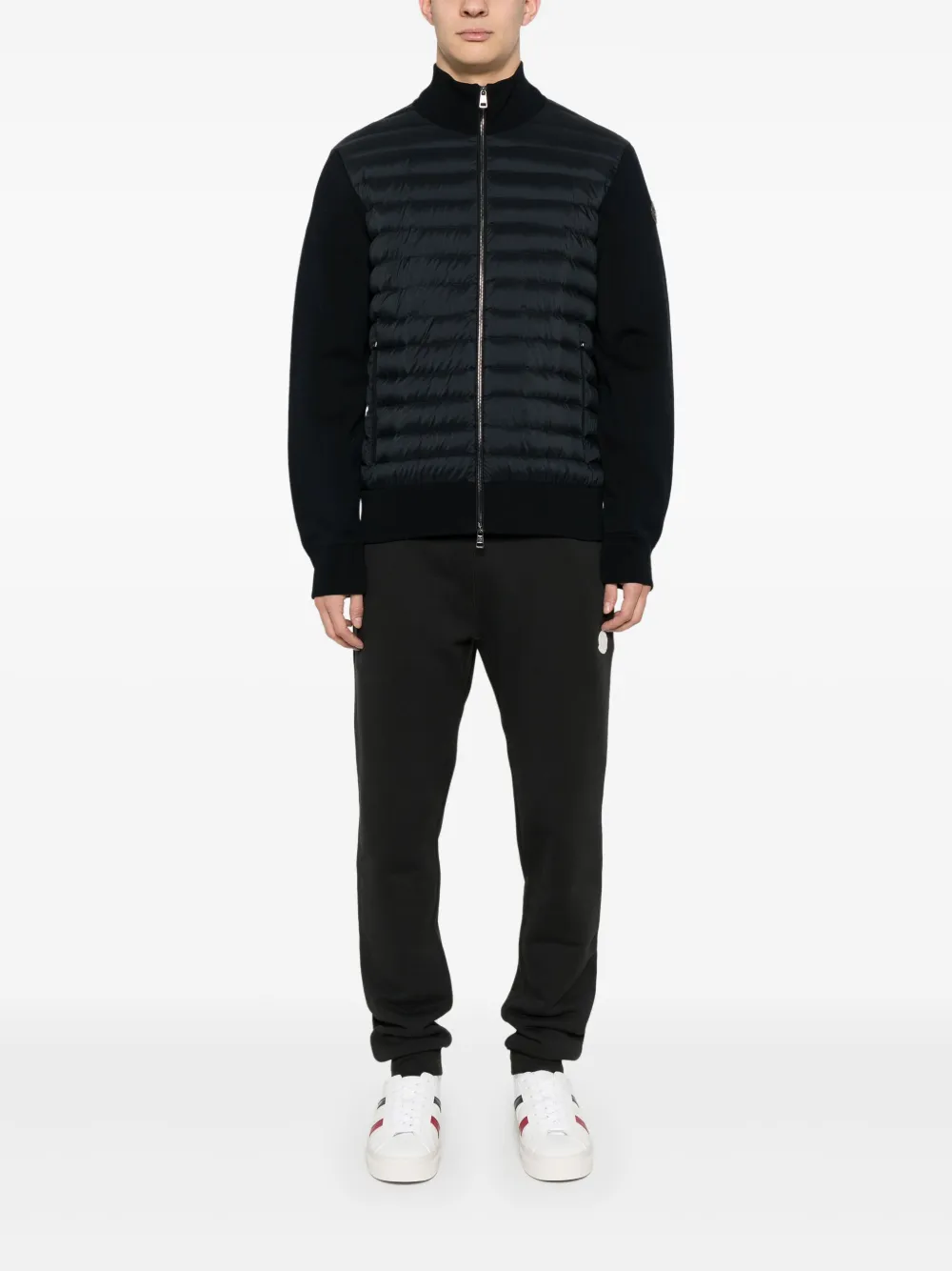 Moncler Jack met vlakken - Blauw