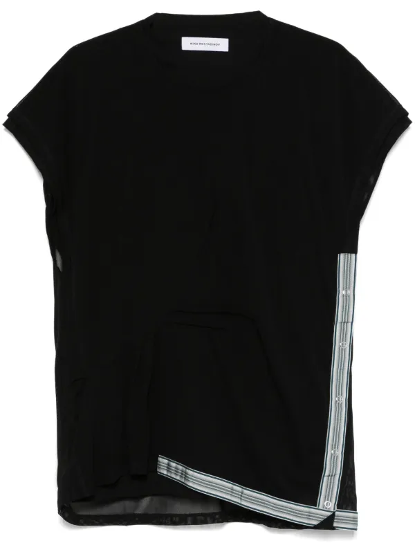 新品本物 | Tシャツ Inex Kostadinov Kiko ブラック JP FARFETCH | トップス