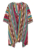 Missoni striped cover up - Red