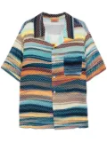 Missoni zigzag-print shirt - Blue