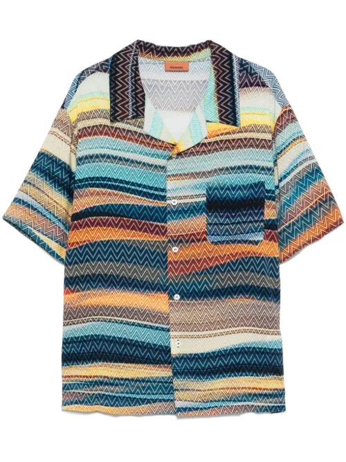 Chemise à imprimé zig-zag - Missoni - Modalova