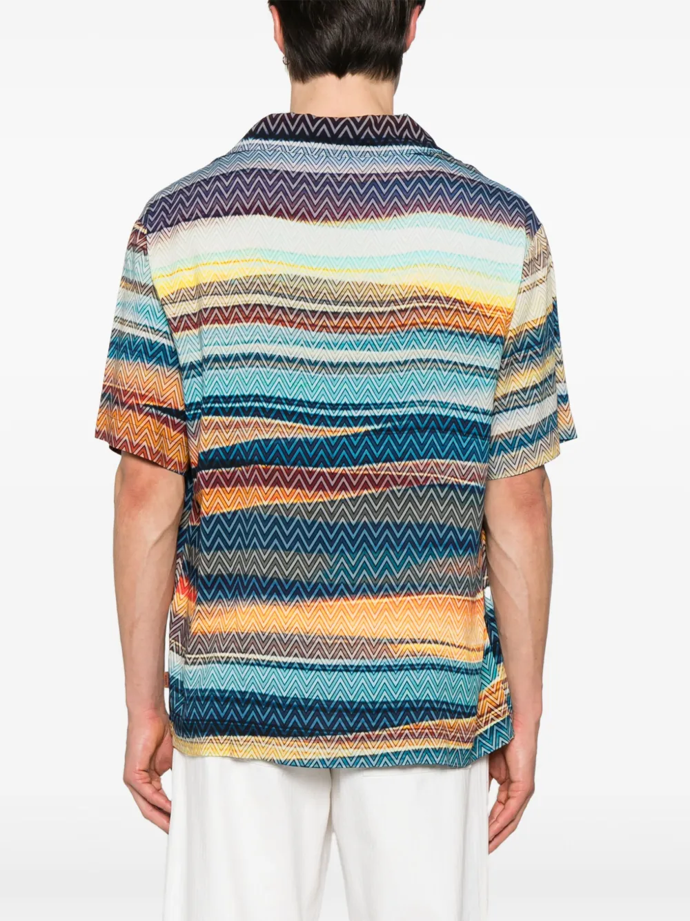 Missoni Overhemd met print Blauw