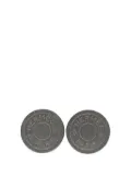 Hermès Pre-Owned 20th Century Palladium Plated Bijouterie Fantaisie Clou De Selle Clip On Earrings costume earrings - Silver
