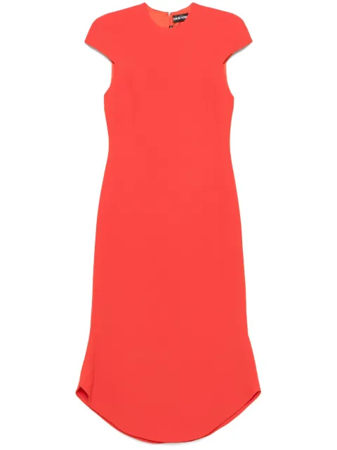 David Koma vestido midi cady
