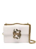 Just Cavalli Iconic Snakes shoulder bag - White